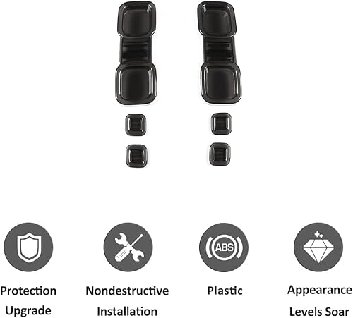 Miniatura 7 de Kit de luz trasera negra ABS para Land Rover Defender 90 110 130 2020-2024 Accesorios de cubierta de protección de luz trasera exterior de automóvil