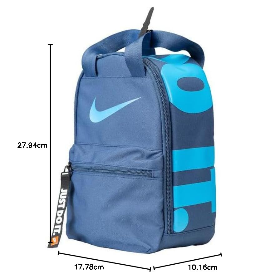 navy blue nike lunch box