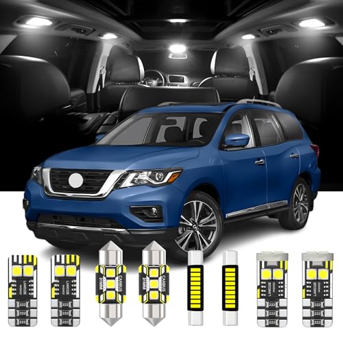 Kit 12 luces interiores LED para Nissan Pathfinder
