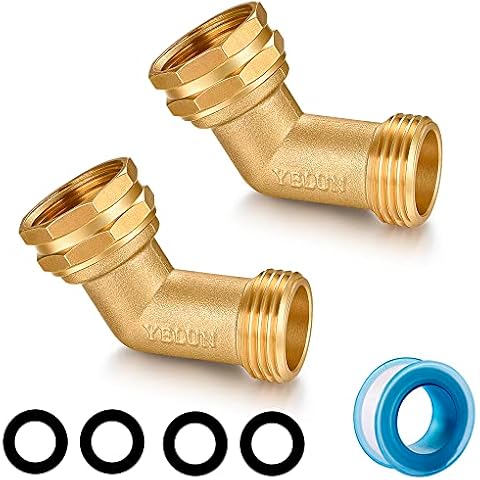 YELUN Garden Hose Elbow Connector 45 Degree Cover