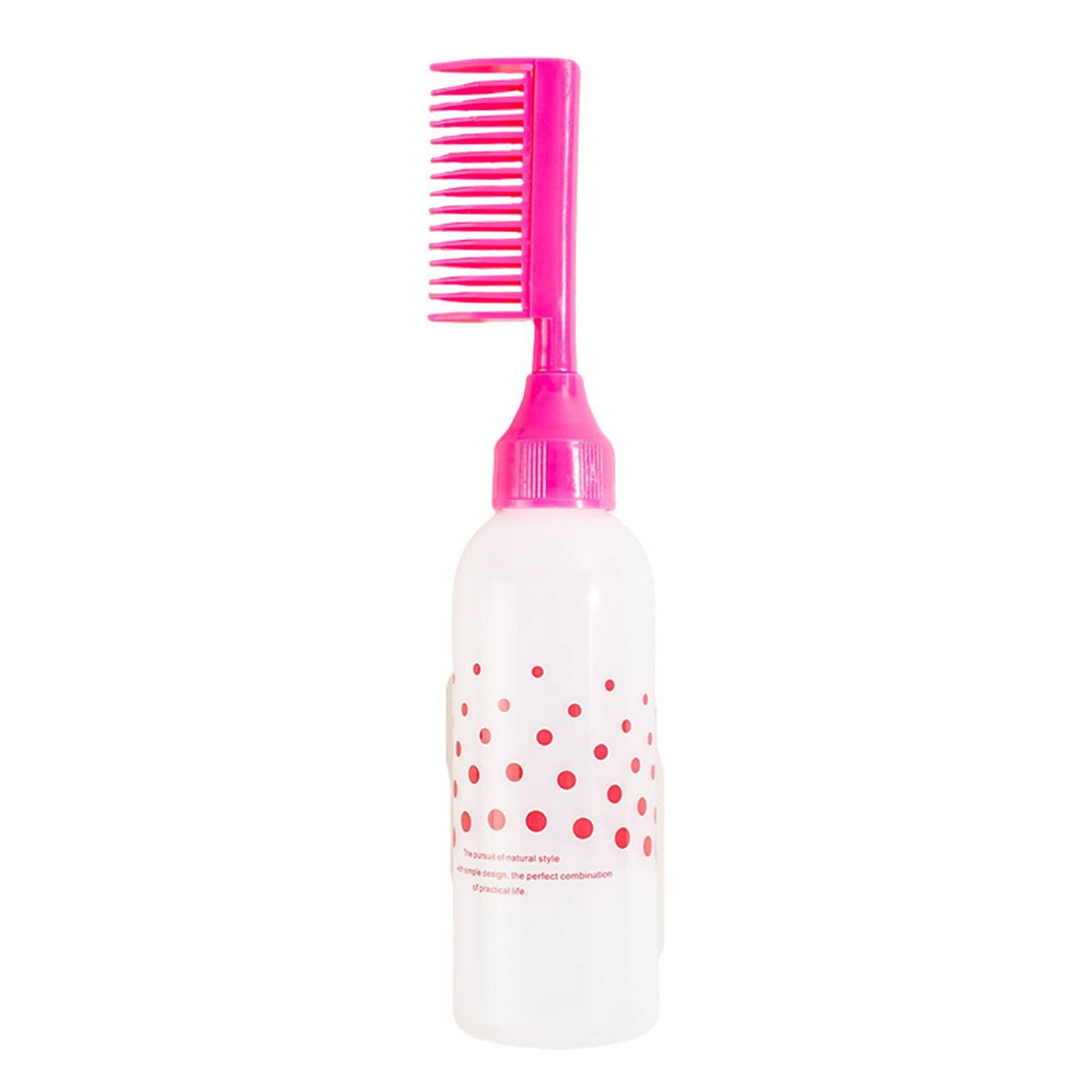 Xjdzineq Root Comb Applicator Bottle, Hair Coloring Dyeing Dispensing Dye Brush Root Comb Dye Brush