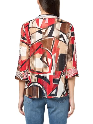 MULTIPLES Women's Petite Three Quarters Cuff Sleeve Button Front Wire Collar Jacket2