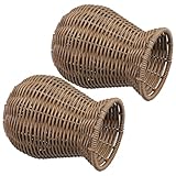 Photo Gallery gleavi 2pezzi vaso fatto mano per composizioni floreali vaso portafiori in finto rattan per fiori secchi decorazione per interni Photo Gallery gleavi 2pezzi vaso fatto mano per composizioni floreali vaso portafiori in finto rattan per fiori secchi decorazione per interni
