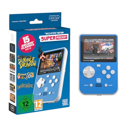 L'amata console portatile di HyperMegaTech è tornata in azione, offrendo ancora più emozioni a portata di mano. Prodotta dai creatori di Evercade, la Super Pocket Technos Edition è un tributo alla nostalgia videoludica, ricca di titoli iconici dell'era arcade. Con un totale di 15 entusiasmanti giochi, il Super Pocket Technos Edition garantisce un divertimento senza fine.