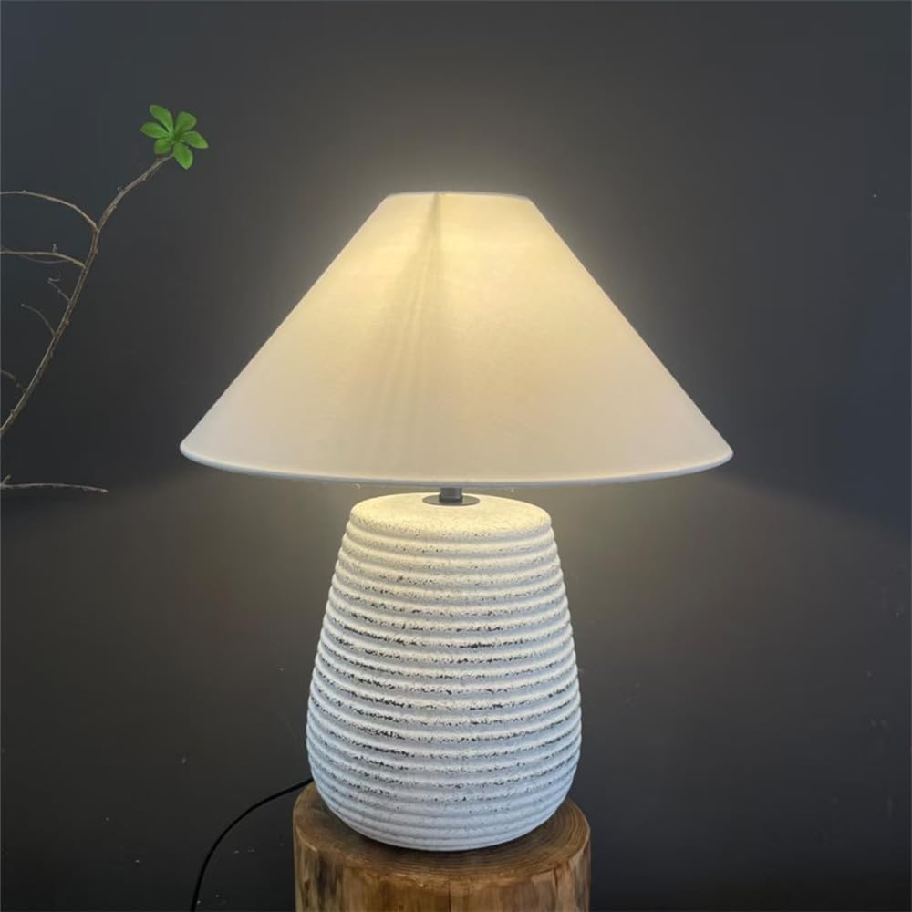 Ceramiczna lampa stołowa LED retro design do salonu sypialni gabinetu dekoracja