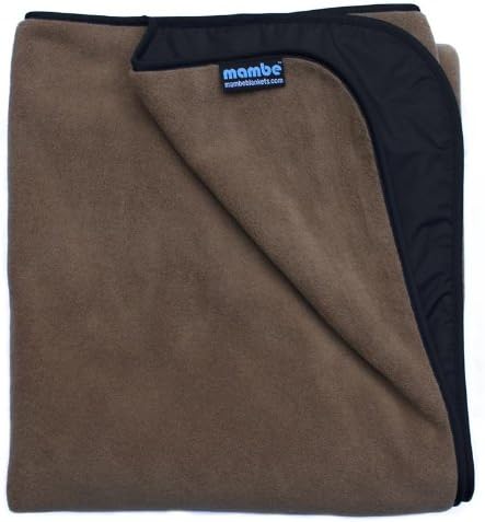 Mambe Blanket Waterproof / Windproof Outdoor Blanket with Stuff Sack, Small - CoyoteBrown