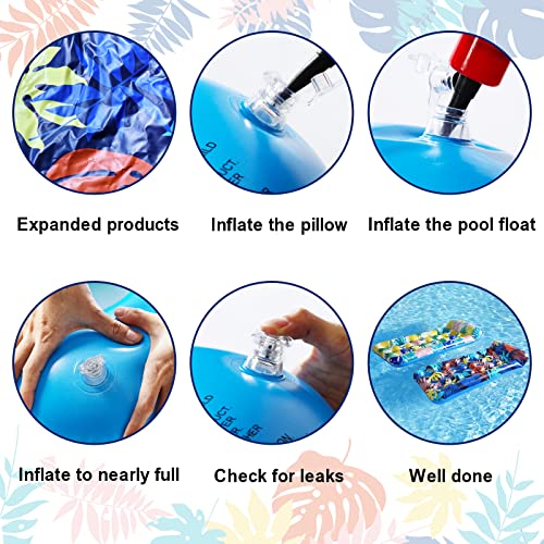 Pool Floats Raft - 2 Pack Oversized Pool Floats Lounge Adult Size, 71.65" X 34.3", Inflatable Pool Float With Headrest, Ultra-Comfort Cooling Inflatable Pool Floats For Adults #TOP2
