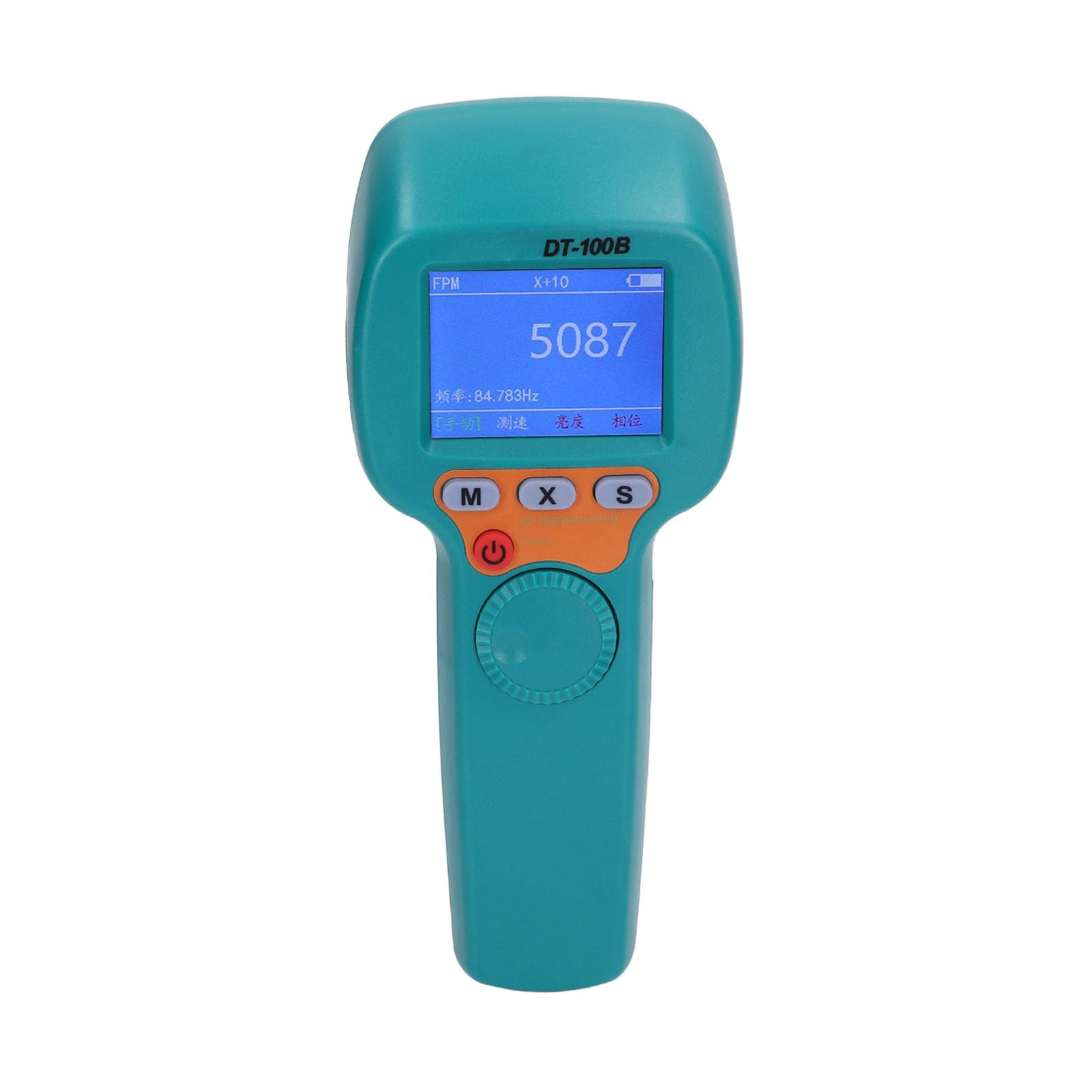 Digital Handheld Stroboscope, Handheld Stroboscope, Digital Stroboscope LED Flash Strobe Tachometer with Wide Measurement Range 60-999999 RPM for Maintenance