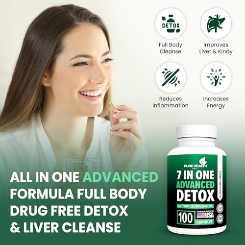 Fast Acting Body Detox, Liver Cleanse Detox & Repair, Full Body Detox, All Natural Toxins Remover, Healthy Cleansing Support for Liver, Urinary Tract, Can Help in Detox for Smokers, Advanced Formula. - Image 4