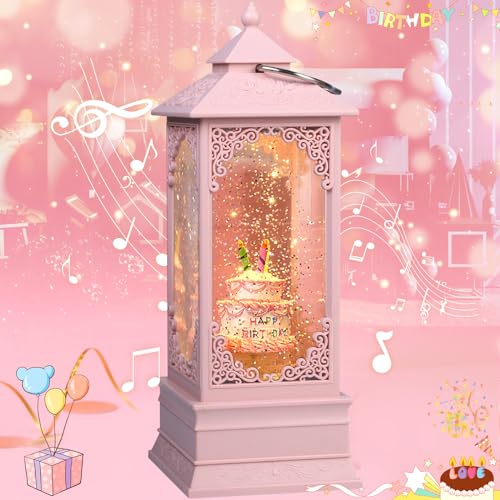 VITAKEO 360 Birthday Cake Music Lamp - Rotating LED Light Present (11.4