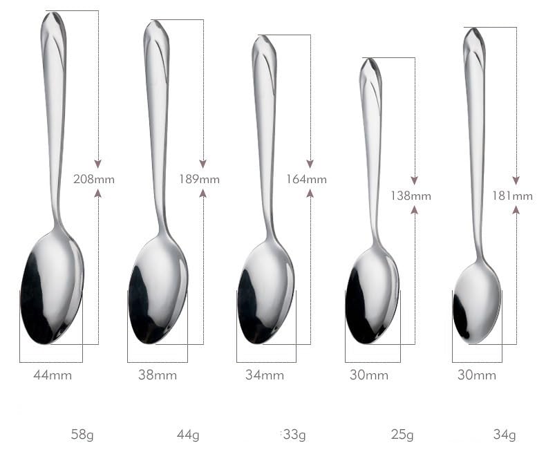 Zestaw sztućców ze srebra, widelec do steków, łyżeczka do deserów hotelowych, widelec do lodu, łyżka ze stali nierdzewnej, widelec.Silver-1Set