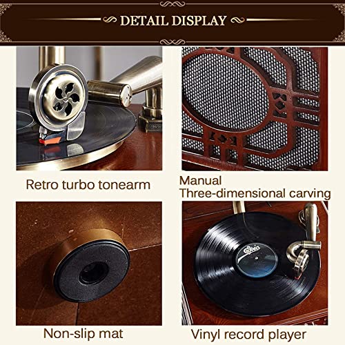 Tourne-Disque Vintage, Gramophone, Tourne-Disque Rétro Gramophone Haut-Parleur Subwoofer Tourne-Disque, Pla Chaque… - Les Beatles, Paul McCartney, John Lennon, RIngo Starr, George Harrison Tourne-Disque Vintage, Gramophone, Tourne-Disque Rétro Gramophone Haut-Parleur Subwoofer Tourne-Disque, Pla Chaque… – Image 8