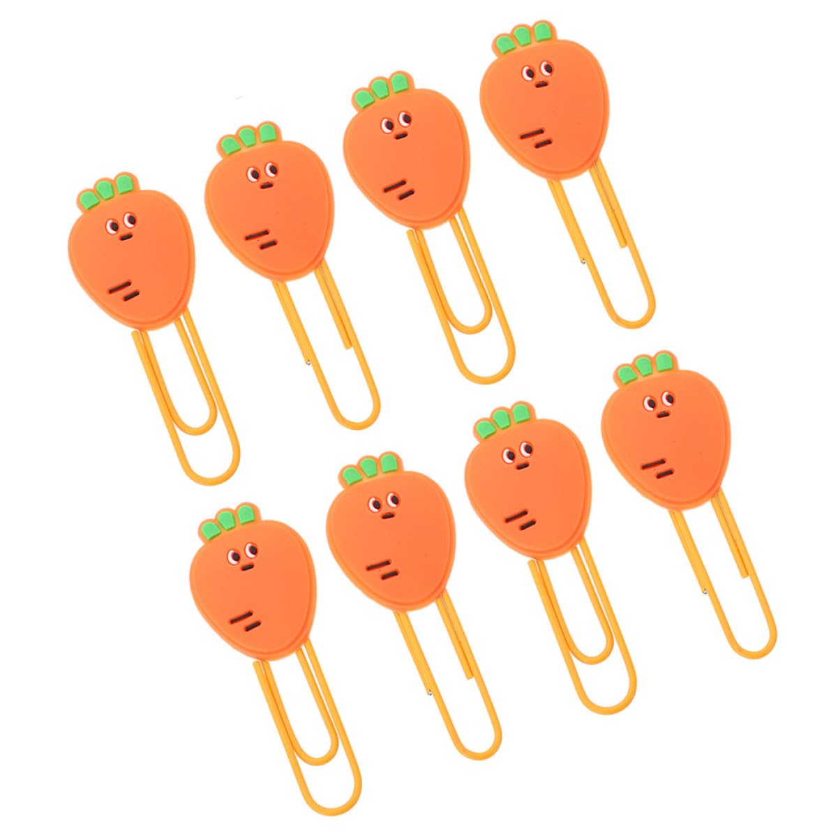 NUOBESTY 40pezzi Graffette Forma Di Frutta Clip Per Documenti Carota Accessori Ufficio e Scuola Design Creativo e Divertente Per Organizzazione Documenti