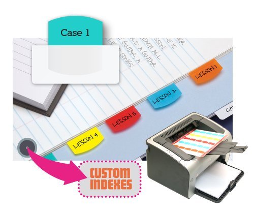 Redi-Tag Products - Redi-Tag - Laser Printable Index Tabs, 1 1/8 in, 5 Colors, 100/Pack - Sold As 1 Pack - Create permanent professional-quality indexes. - Sturdy plastic self-adhesive tabs attach to