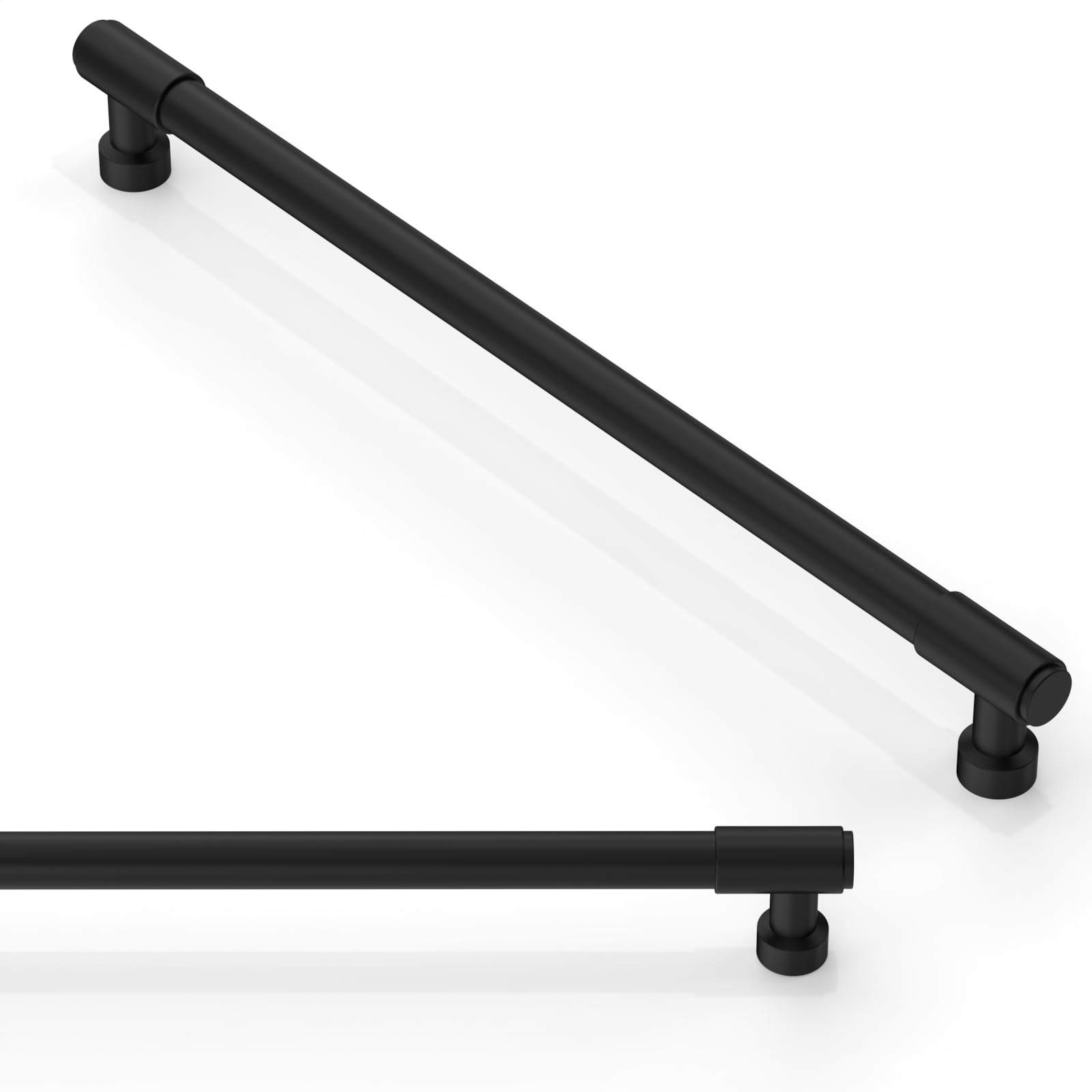 Asimerdeco 10 Pack Matte Black Cabinet Pulls 10 Inch(256mm) Kitchen Cupboard Handles Cabinet Hardware Drawer Pulls
