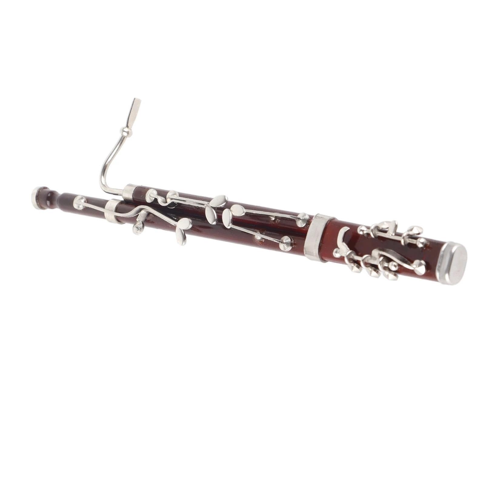 Ozdoba Na Instrument Miniaturowa Dekoracja Fagotu Model Instrumentu Muzycznego Craft 17 Cm Miniaturowe Ozdoby Fagotu