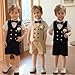 LOLANTA Baby Boys Black Suit for Wedding Guest Outfit Shorts Suit for Boys Blue Suit for Summer Formal Clothes (Navy, 2-3T)