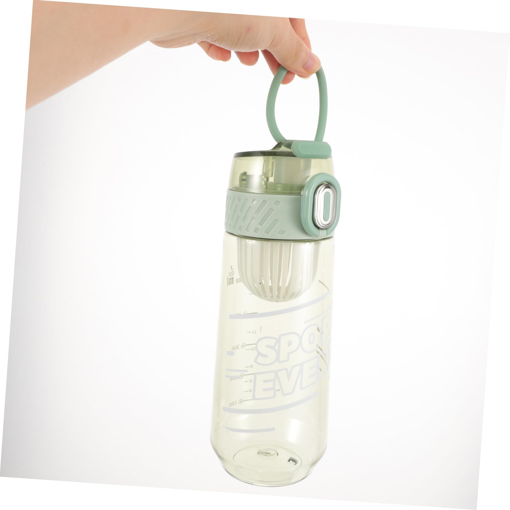 Hemobllo coppa sportiva Portatile bottiglie d'acqua pieghevoli bottiglia tumbler Bottiglia d'acqua all'aperto bottiglia d'acqua riutilizzabile PC Verde chiaro Riutilizzabile
