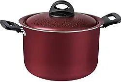 ESPAGUETEIRA 22CM 5,7L LORETO VERMELHO - ALUMINIO COM REVESTIMENTO ANTIADERENTE