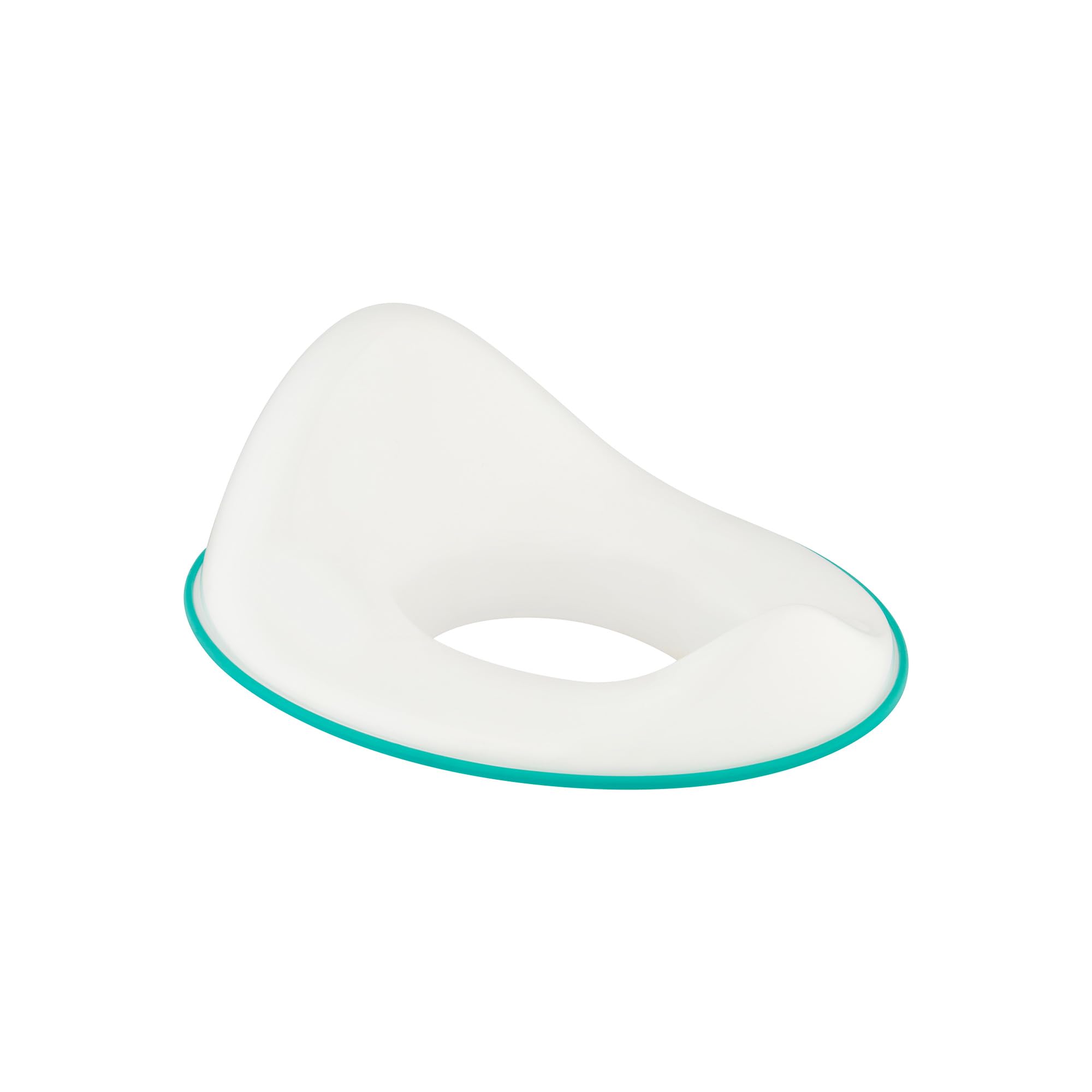 Toddler Toilet Seat Unisex White for Safe Toddler Loo Potty Training in The Bathroom and Home Tiny to Tots Toddler Toilet Training Range Oval Shape Made in Britain (Teal, Trainer Seat)