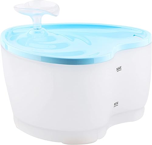 Fuente de agua automática para gatos con filtro de bomba inalámbrica, 61 onzas1.8 l, flujo ultra silencioso, fuente de agua Gatos para mascotas,