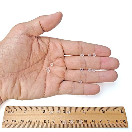 Image of 4mm Rondelle White Glass Beads for Jewelry Making, Faceted Briolette Crytal Spacer Beads for Bracelet Necklace Earring, 1200pcs