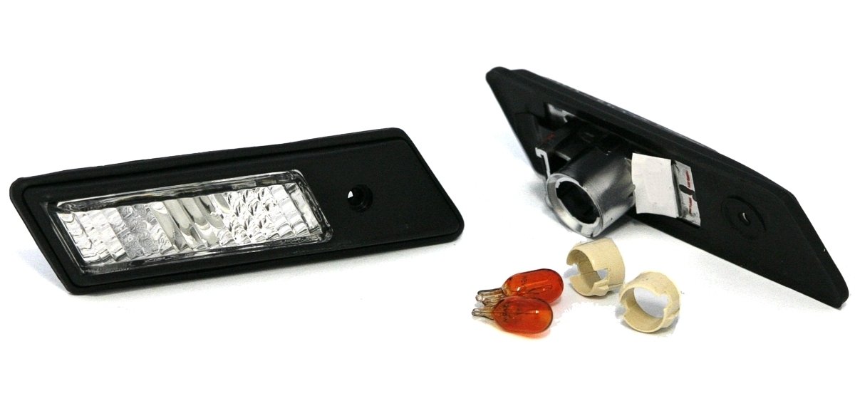 Caricamento Indicatore di direzione + indicatore laterale Set in Bianco (argento)