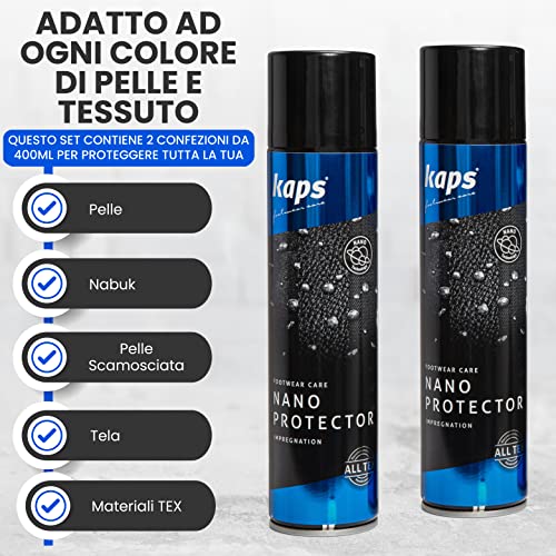 Kaps Nano Protector, Set di 2 x 400ml, Spray