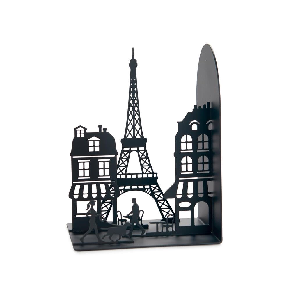 Balvi Sujetalibros Paris Color Negro Resistente y Antideslizante Metal — view 8
