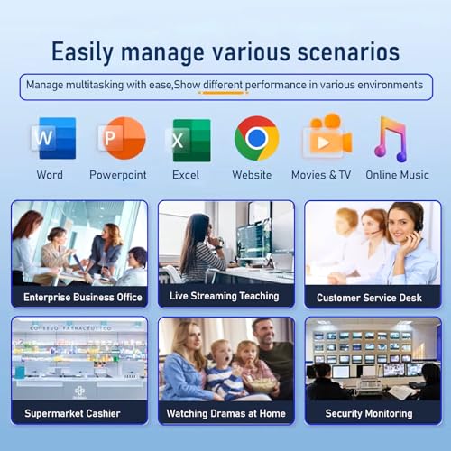 Image of suevery All-in-One Desktop Computer for Home & Office | Core i5 16GB RAM 512GB SSD | 23.8 inch 1080P All in One Gaming PC | HD Webcam WiFi 6 Business AIO with Keyboard & Mouse