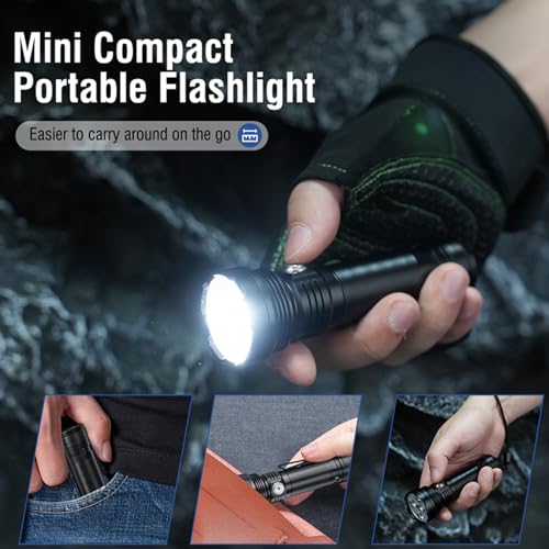 Lampe de poche multicolore rechargeable pour camping et randonnée