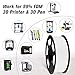 SUNLU PLA Filament 1.75mm Dimensional Accuracy ± 0.02 mm 1 kg Spool for 3D Printer Printing- White