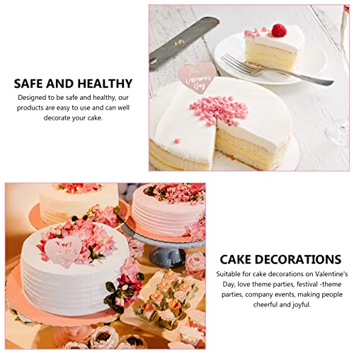 Alipis Toppers De Cupcake Para Dia Namorados Feliz Dia Namorados Bolo De Coração Disco De Acrílico P