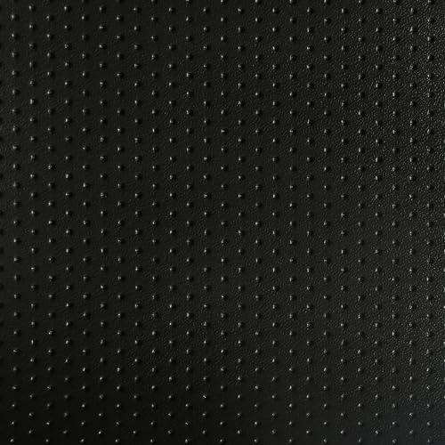 Vinyl Upholstery Fabric Perforated Black 54