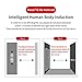 LAIYA Full Length Mirror LED Lighted Vanity Wall-Mounted Mirror Intelligent Human Body Induction Mirrors Big Size Rounded Corners, Bedroom,Living Room,Dressing Room Hotel 65”X22”