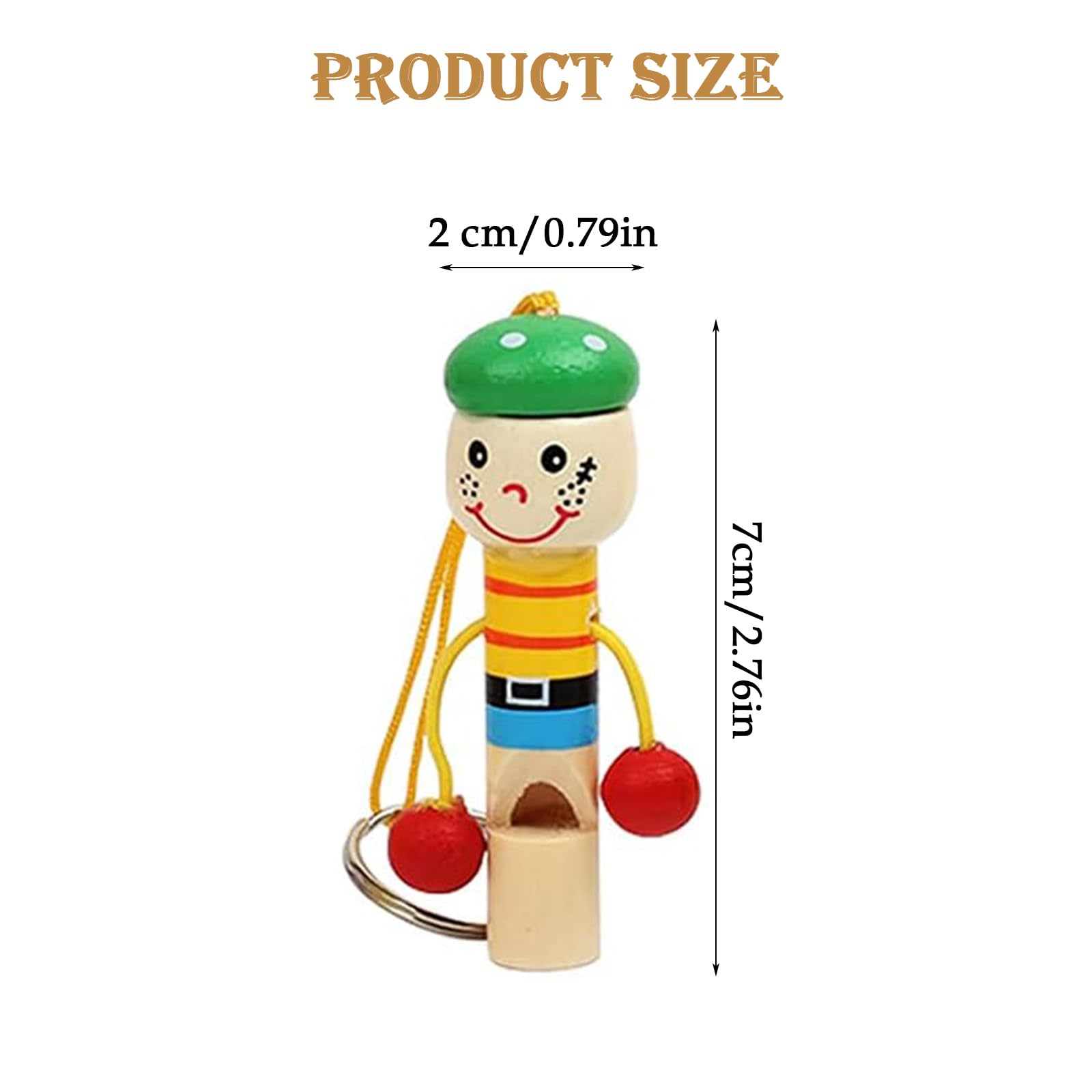 12 Pieza Color Aleatorio Silbato para Niños, Silbatos de Madera Niños, Silbatos Infantiles de Madera, Juguetes Infantiles para Fiestas, Juegos, Entretenimiento, Fiestas