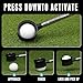Goashpeaot Premium Press-Lock Golf Ball Retriever – 9Ft / 12Ft / 14.5Ft / 16.3Ft with Reinforced Stainless Steel Shaft & Non-Slip Rubber Grip, Golf Ball Retriever Telescopic for Water (Black, 16.3Ft)