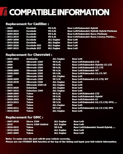 Image of Torchbeam Rear Brake Caliper Left forChevrolet 2007 2010-2018 Silverado 1500, GMC 2007-2018 Sierra 1500, Chevrolet 2007 2014-2020 Tahoe, Rear Left Caliper Replace # 18B5030
