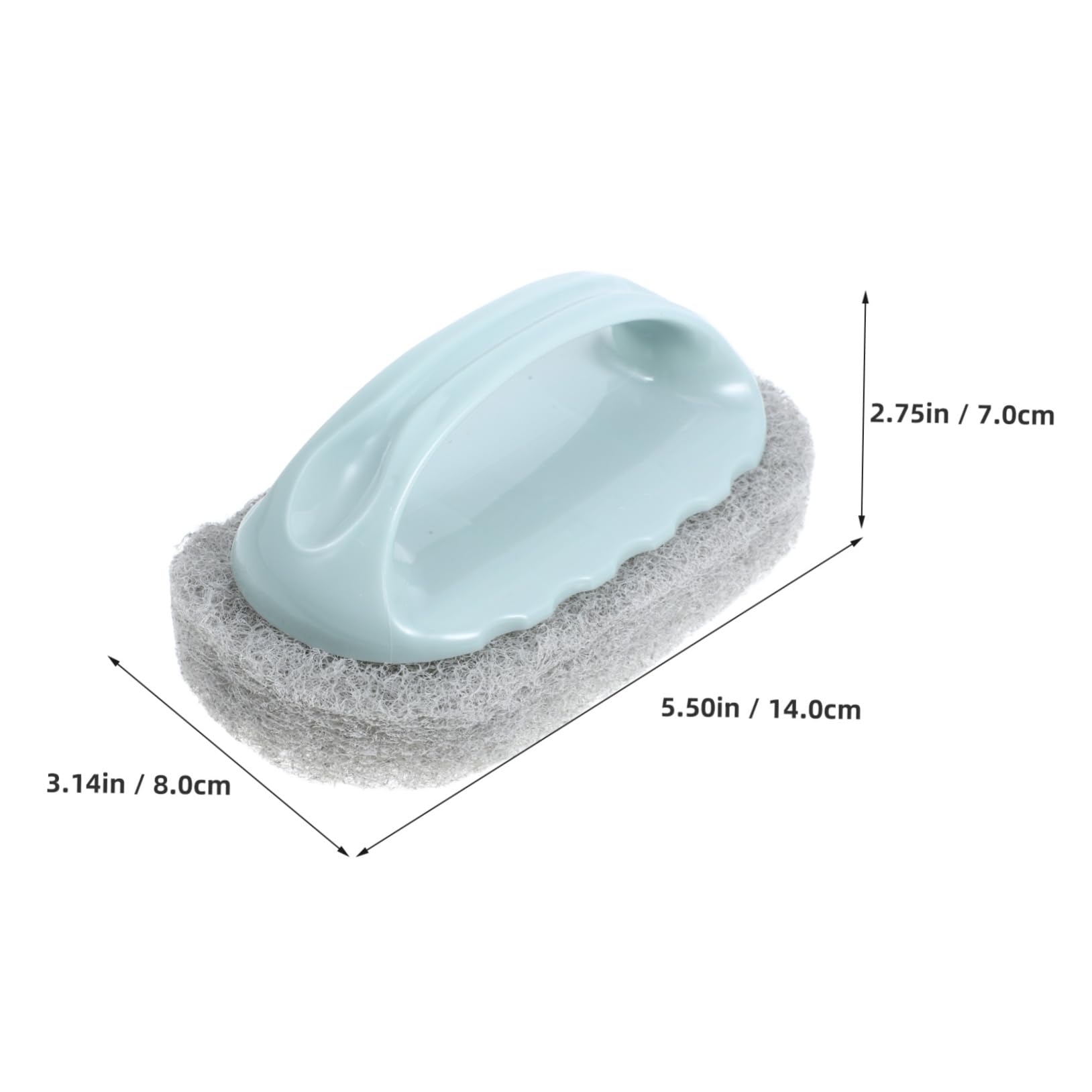 Cabilock Multipurpose Cleaning Brush for Tile Pot Soft Bristles Sturdy Material Comfortable Handle for Daily Use