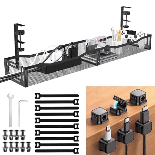SONATURE ケーブルトレー デスク下 収納 配線隠し 幅64cm 12KG耐荷重