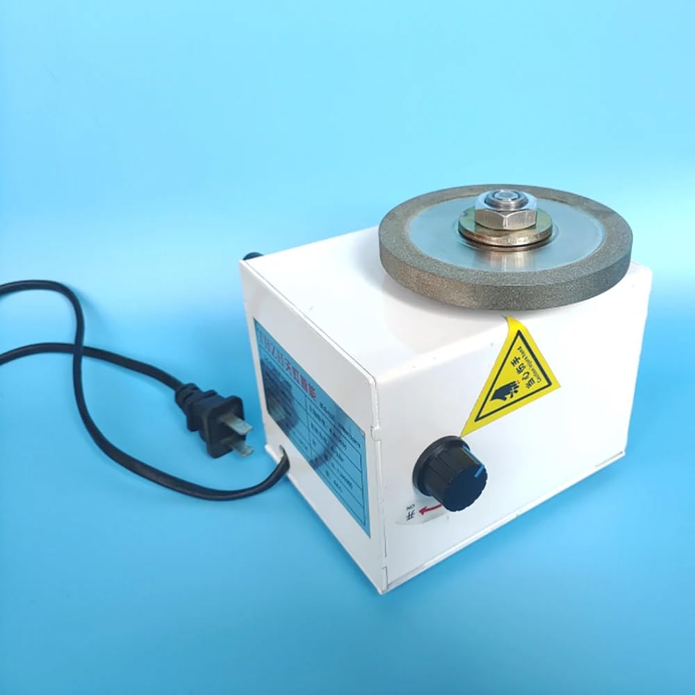 Toplionace Elektryczna Ostrzałka do Noży o Dużej Mocy 220V i Mocy 280W ściernica Diamentowa φ60mm Polerka do Noży 0-12000 Obr./min