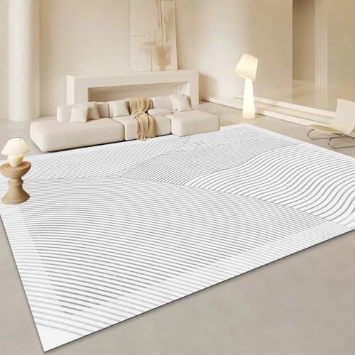 Frisence ラグマット 140×200cm 洗える 厚手 シャギーラグ カーペット 防音 防寒 滑り止め付き ふわふわ やわらかい マイクロファイバー 北欧風 モダン おしゃれ ホットカーペット・床暖房対応 ペット・子供部屋・リビング用 FRISY0