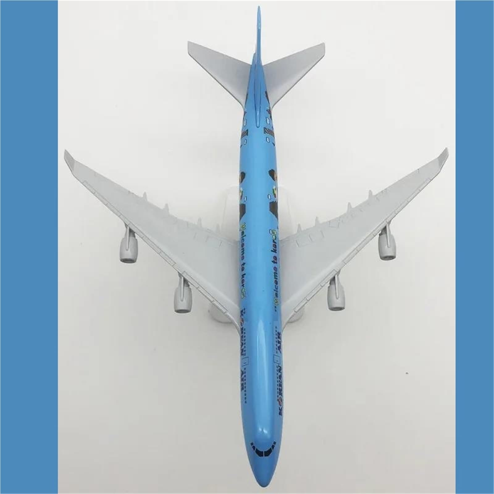 20 Centimetri per B747 Corea Modello di Aereo Boeing Lega di Metallo Giocattoli di Aerei con Carrello di Atterraggio Hobby Hobby Playgame Kit