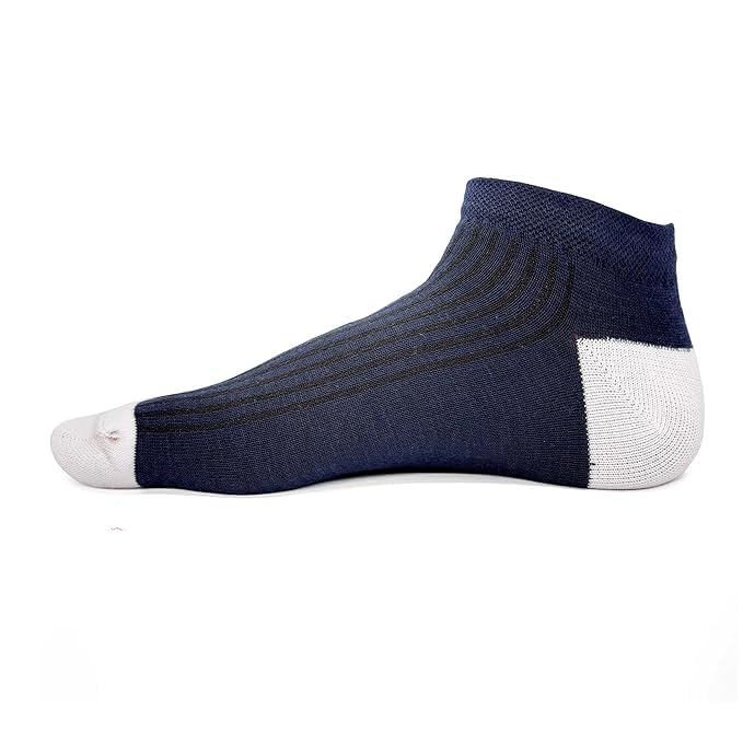 Image of PRASTHAN Sports Unisex Nylon Cotton Ankle Length Socks Made With Breathable Anti Odour & Moisture Absorbent Combed Cotton with a Extra Durable.
