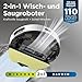 Shark Matrix Plus 2-in-1 selbstentleerter Wisch- & Saugroboter mit LiDAR Home Mapping & Kantenreinigung, für Teppiche, Hartböden & Tierhaare, Anti-Allergen, selbstaufladend, Weiß RV2620WAEUWH