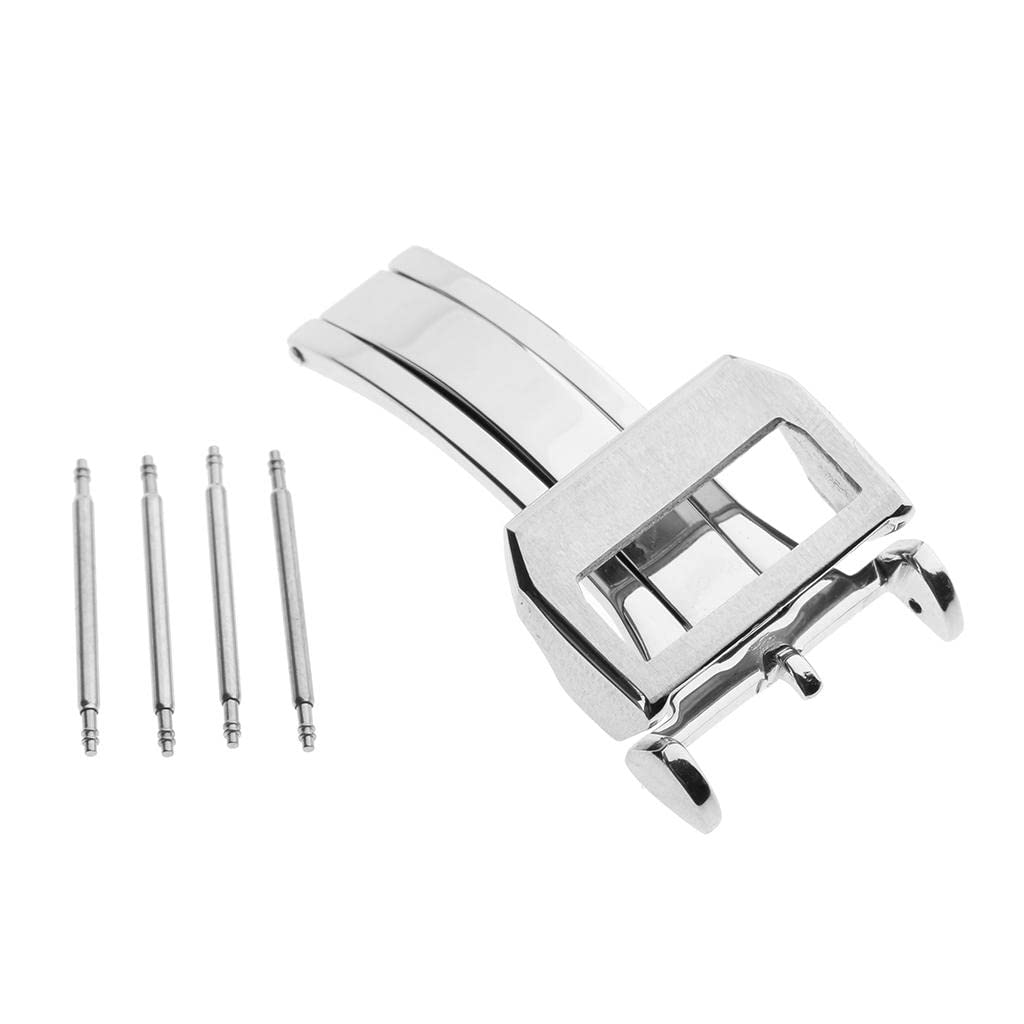 MYADDICTION Stainless Steel Push Folding Deployment Clasp Watch Band Strap Buckle 18mm Jewelry & Watches | Watches, Parts & Accessories | Wristwatch Bands (B0BH4V9JW7) Amazon Price History, Amazon Price Tracker