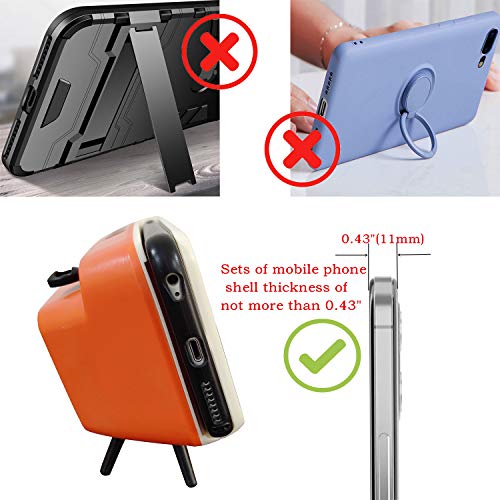 Ailenyun Phone Screen Bracket TV Style Mobile Phone Holder. with Speaker. for iPhone 8 Plus / 7s Plus/7 Plus / 6s Plus/ 6 Plus .A Idea Gifts for Family, Girl/Boy Friend.