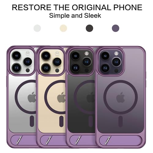 Coque iPhone 14 Pro Max anti-chute qui protège l'objectif avec son pied rétractable - 4