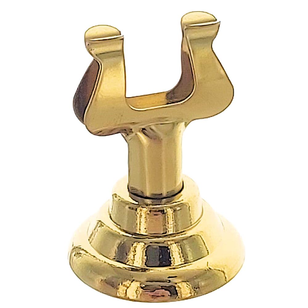 BarBits Mini Menu Sign Stands Pack of 10 - Wedding Place Card, Table Numbers Holders for Restaurants, Cafes and Cake Shops (Gold)