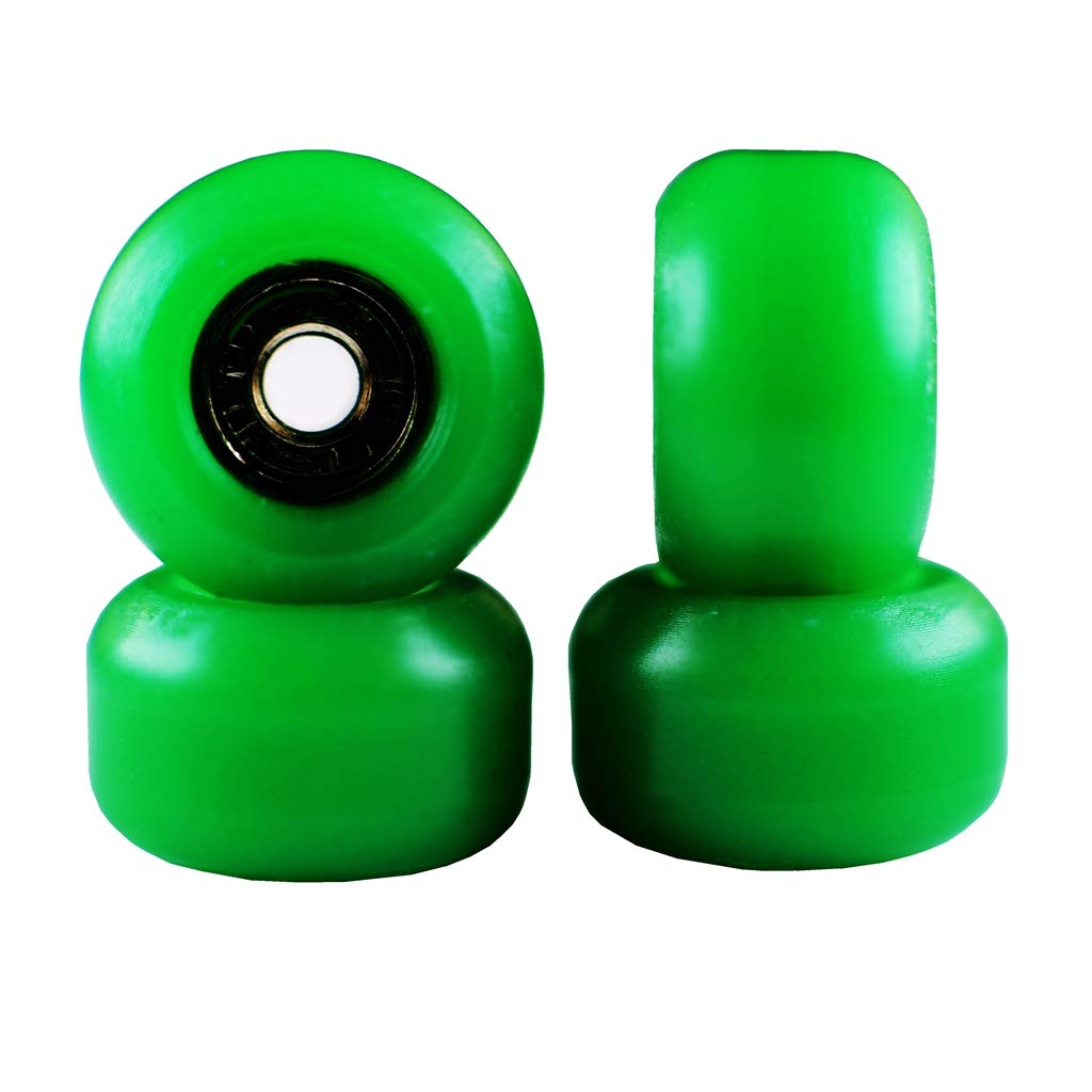 NOAHWOOD X Fingerbird 0 Drag Fingerboards Fidget Active Wheels ( 4 Bearings / 4 Wheels ) Green